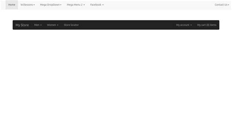 Bootstrap mega menu with multi drop down columns .
